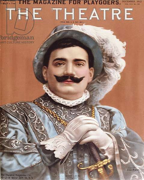Poster depicting Enrico Caruso as 'Rigoletto', 1912