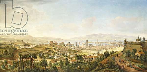 A Panoramic view of Messina, Sicily,