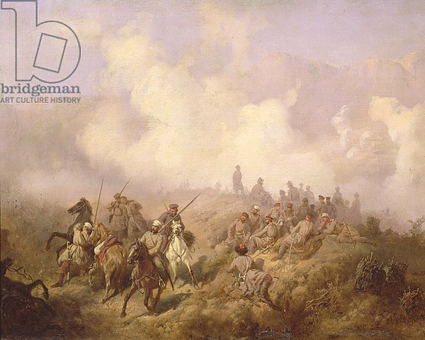 A Scene from the Russian-Turkish War in 1877-78, c.1870-80
