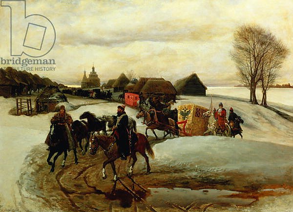The Spring Pilgrimage of the Tsarina, under Tsar Aleksy Mihailovich, 1868
