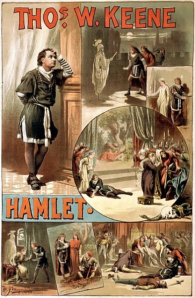 Уильям Шекспир, Гамлет, плакат