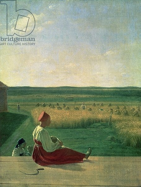 Harvesting in Summer, 1820s
