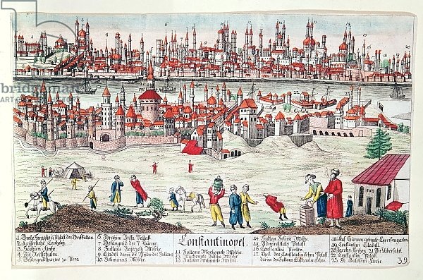 Panoramic view of Constantinople
