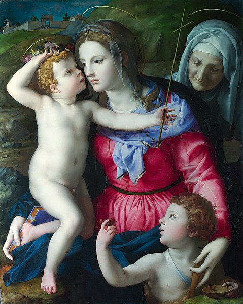 Мадонна с младенцем и Святыми 4