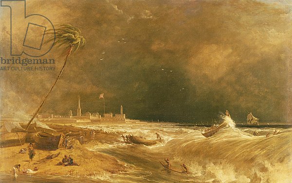 Madras, or Fort St. George, in the Bay of Bengal - A Squall Passing Off, 1833 2