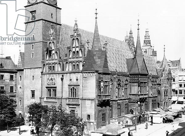 Town Hall, Breslau Poland, c.1910 2