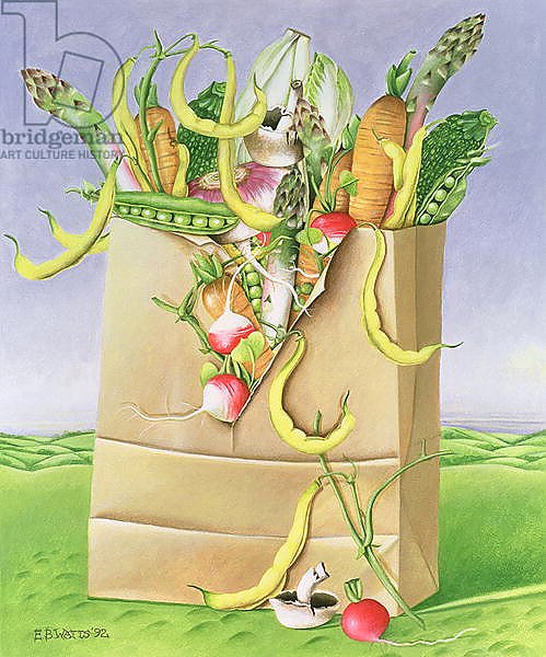 Paper Bag with Vegetables, 1992