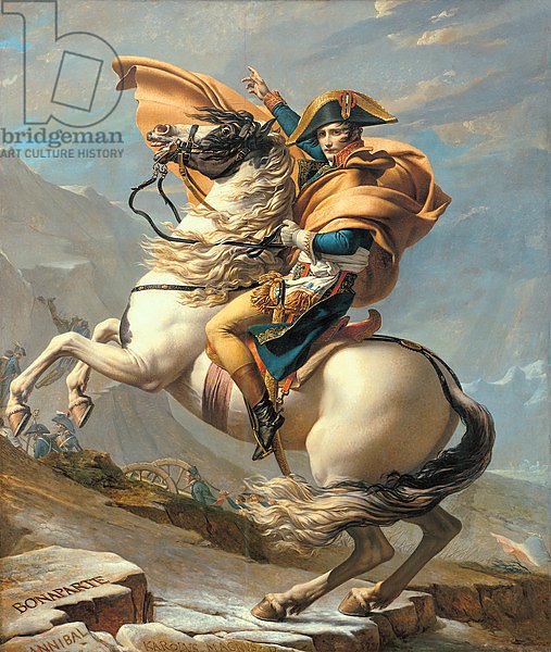 Napoleon Crossing the Alps at the St Bernard Pass, 20th May 1800, c.1800-01