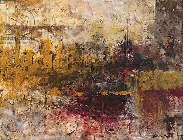 Abscape 2, abstract, landscape,, painting