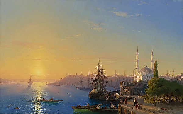 Вид Константинополя и Босфора