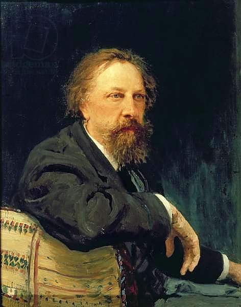 Постер Репин Илья Portrait of the Author Count Alexey K. Tolstoy, 1896