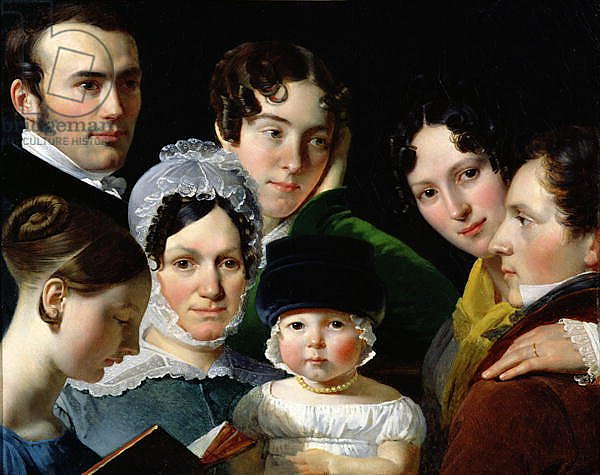 The Dubufe Family in 1820