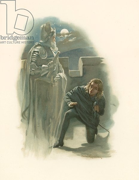 Hamlet and his father's ghost 2