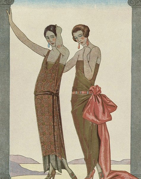 Gazette du Bon Ton, 1922 – No. 8 : Vesper / Robes du soir, de Worth