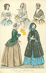 Постер Fashions for November 1846 1
