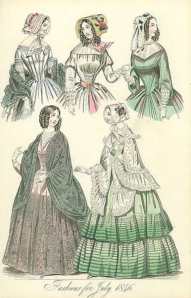 Fashions for July 1846 №3
