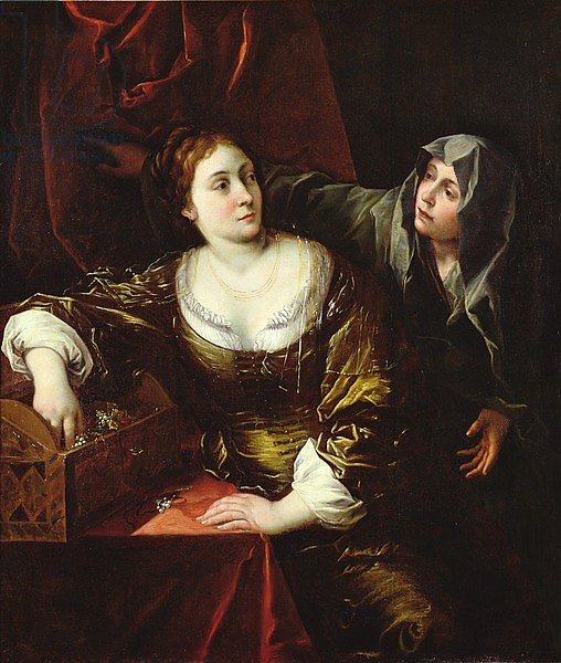 Martha and Mary or, Woman with her Maid