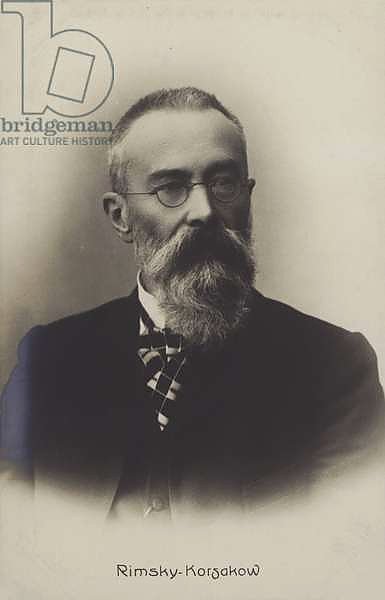 Nikolai Rimsky-Korsakov, Russian composer.