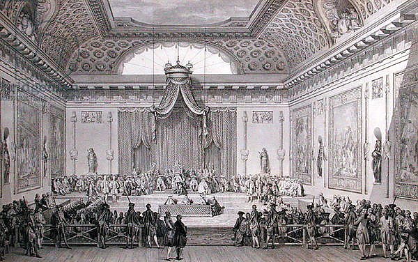Assemblee des Notables Presided over by Louis XVI 1787