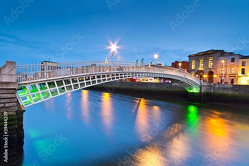 Ирландия. Дублин. Мост Полпенни 