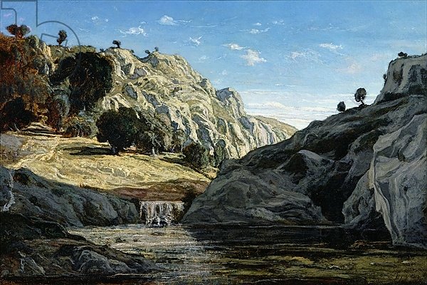 Memories of Ollioules gorge, 1861