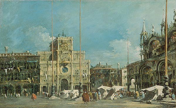 The Torre dell’Orologio in Piazza San Marco