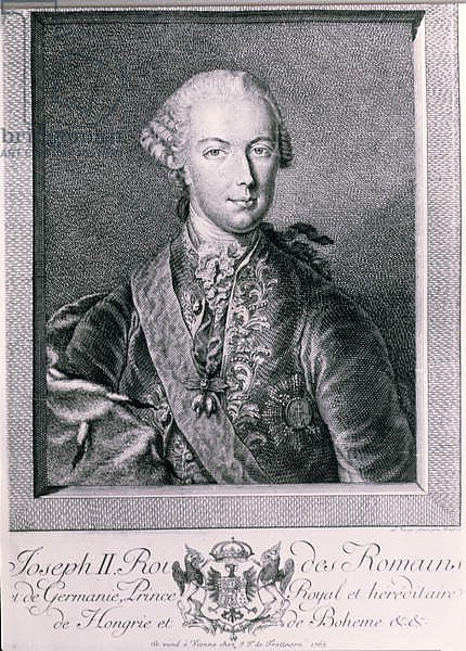 Portrait of Joseph II King of Germany and Holy Roman Emperor, 1763