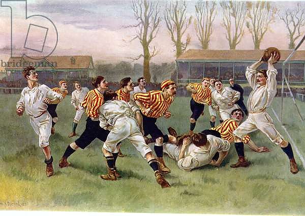 The Football Match, 1890