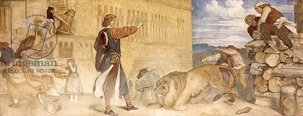 He Treated the Lions as though he was joking, c.1854/55