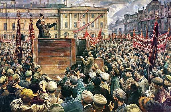 Vladimir Ilyich Lenin Addressing the Red Army of Workers on 5th May 1920, 1933