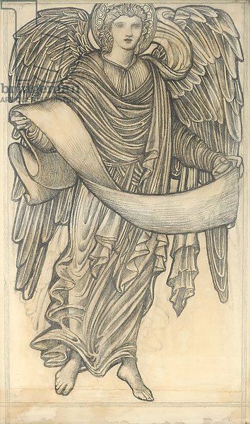 Angel with Scroll - figure number eight, 1880