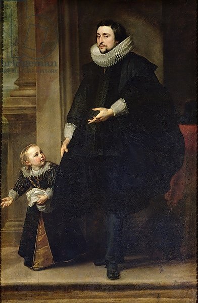 Portrait of a Nobleman and his Child or Portrait of the Brother of Rubens