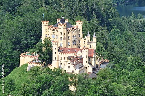 Германия. Замок Хоэншвангау в южной Баварии 2
