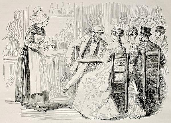 Bar. Created by Pauquet and Dutheil, published on L'Illustration, Journal Universel, Paris, 1868