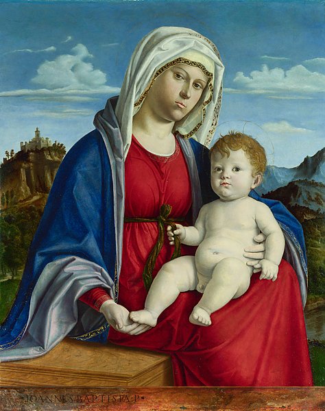 Дева Мария с младенцем 10