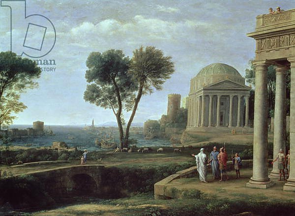 Landscape with Aeneas at Delos, 1672