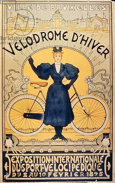 'Winter Cycle Racing Track', International Exhibition of Velocipede Sports Brussels, 2-10 February 1895