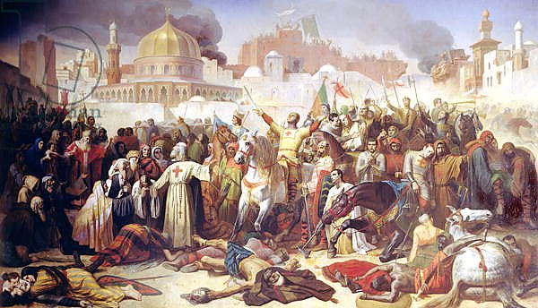 Taking of Jerusalem by the Crusaders, 15th July 1099, 1847