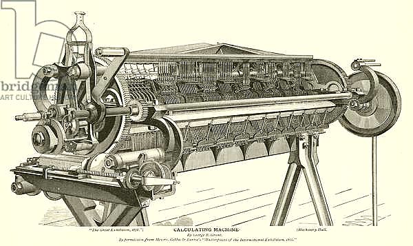 Calculating Machine, by George B Grant