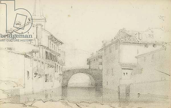 Page from a sketchbook, 'The Basque Country', 1862-63