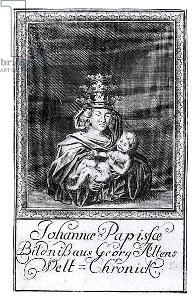 Pope Joan with her child