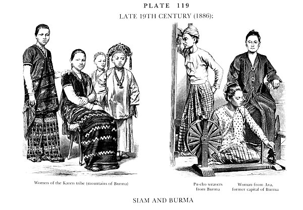 Fin du XIXè Siècle (1886) , Siam et Birmanie, Late 19Th Century (1886), Siam and Birmanie 2