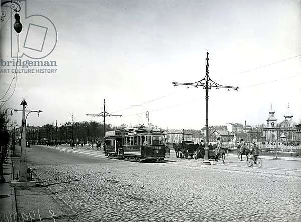Electric trams in St. Petersburg, c.1910
