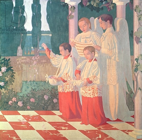 Exaltation of the Holy Cross and the Glorification of the Mass, right hand side of the central panel