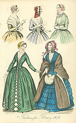 Постер Fashions for February 1846 №3 1