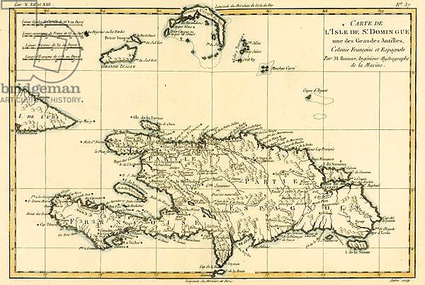 The French and Spanish Colony of the Island of St Dominic of the Greater Antilles, 1780