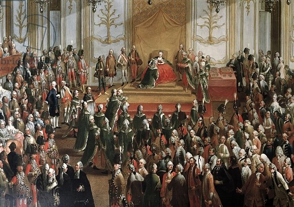 Maria Theresa at the Investiture of the Order of St. Stephen, 1764