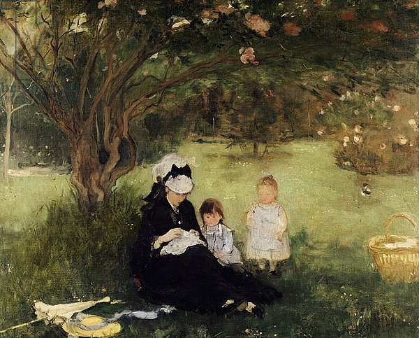 Beneath the Lilac at Maurecourt, 1874