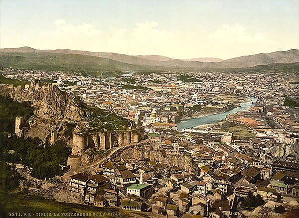 Грузия. Тифлис, крепость и город