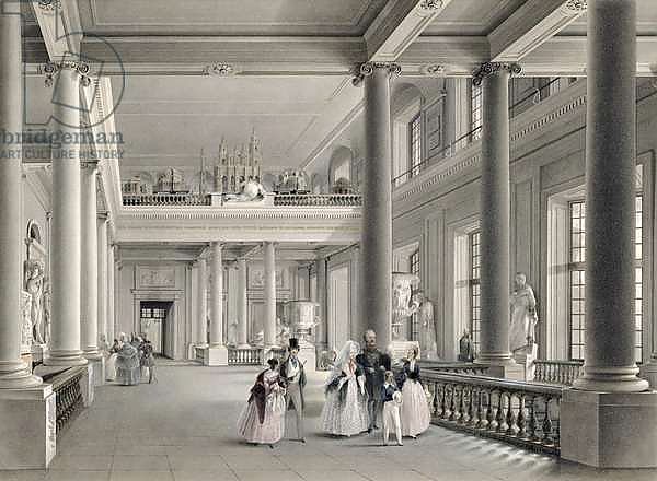 The Upper Entrance hall of the Fine Arts Academy in St. Petersburg, 1838 1
